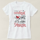 Search for christmas cardinal tshirts Red