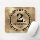 Search for anniversary mousepads Gold