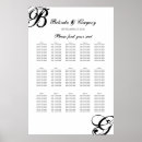 Search for black and white wedding seating charts Simple