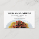 Search for food service business cards Caterer