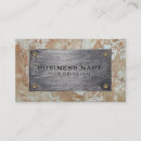 Search for metal plate business cards Construction