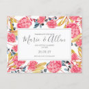 Search for pink save the date postcards Colourful