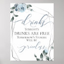Search for open bar reception party drink menus Calligraphy