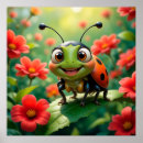 Search for ladybug posters Flowers