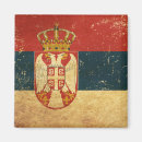 Search for serbia magnets Flag