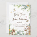 Search for woodland animals baby shower invitations Country wood