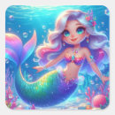 Search for mermaid princess stickers For kids