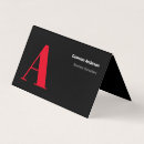 Search for black and white business cards Bold