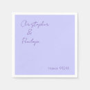 Search for purple wedding napkins Classy
