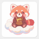 Search for cute red panda stickers Kawaii