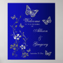 Search for royal blue wedding signs Butterfly