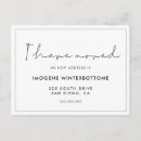 Search for i have moved invitations Simple