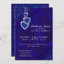 Search for 65th wedding anniversary invitations Blue