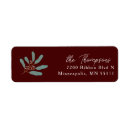 Search for winter foliage return address labels Berry