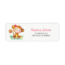 Search for monkey baby shower return address labels Animals