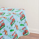Search for whimsical christmas tablecloths Santa