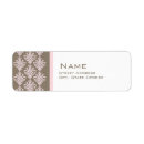 Search for damask design labels Pink