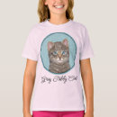 Search for cat kids tshirts Grey tabby cat
