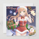 Search for anime christmas cards Girl