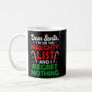Search for i regret nothing mugs Santa