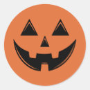 Search for black pumpkin face stickers Spooky