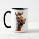 Search for whimsical horse mugs Animal