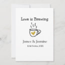 Search for coffee mug invitations Love is brewing