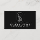 Search for snake business cards Elegant