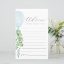 Search for wishes for baby advice cards Blue