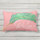 Search for palm leaf cushions Watercolor