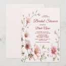 Search for pink white bridal shower invitations Trendy