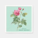 Search for vintage rose napkins Birthday party