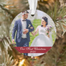 Search for 1st engaged christmas tree decorations Red