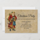 Search for old fashioned christmas invitations Red