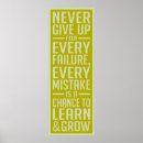Search for never give up posters Typography