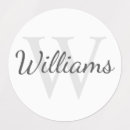 Search for circle monogram stickers Initial