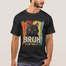 Search for angry cat tshirts Black