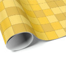 Search for mustard yellow wrapping paper Chequered