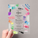 Search for spa pedicure invitations Nail polish