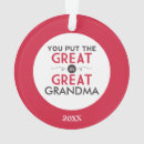 Search for abuela christmas tree decorations Nonna