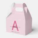 Search for hot pink party supplies Monogrammed