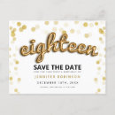 Search for 18th birthday save the dates Modern