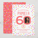 Search for confetti 60th birthday invitations Dots