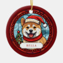 Search for akita christmas tree decorations Puppy