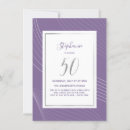 Search for purple black silver invitations Fifty