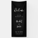Search for modern minimalist wedding banners Black