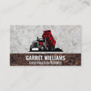 Search for concrete truck business cards Construction