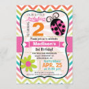 Search for ladybugs birthday invitations Pattern