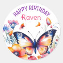 Search for butterfly birthday party stickers Floral