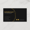 Search for black and gold business cards Professional